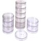 5 Piece- 2" Diam. Stackable Jars: TJ05-93505-Z02 : ( Pack of 2 Sets )
